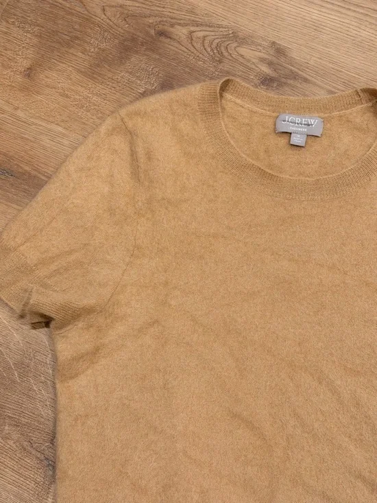 J Crew Brushed cashmere relaxed T-shirt - Picture 3 of 3